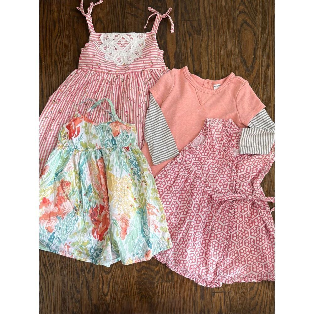 little handprint Toddler Girls 18-24 Months Dress Bundle